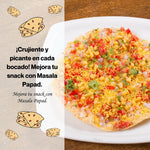 Delight in the crispy, spicy goodness of Masala Papad. A perfect blend of Indian spices makes this the ultimate snack to elevate your taste buds!