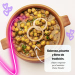 Taste the flavorful and spicy Chana Masala, rich in tradition and packed with protein. Let the authentic flavors of India captivate you!