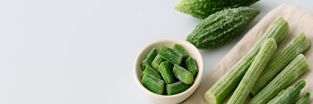 Stacked bags of frozen mixed vegetables alongside packs of ASDA Garlic Naan, Haldiram's Minute Khana Methi Pakoda, and Gourmet 15 Seekh Kebabs.