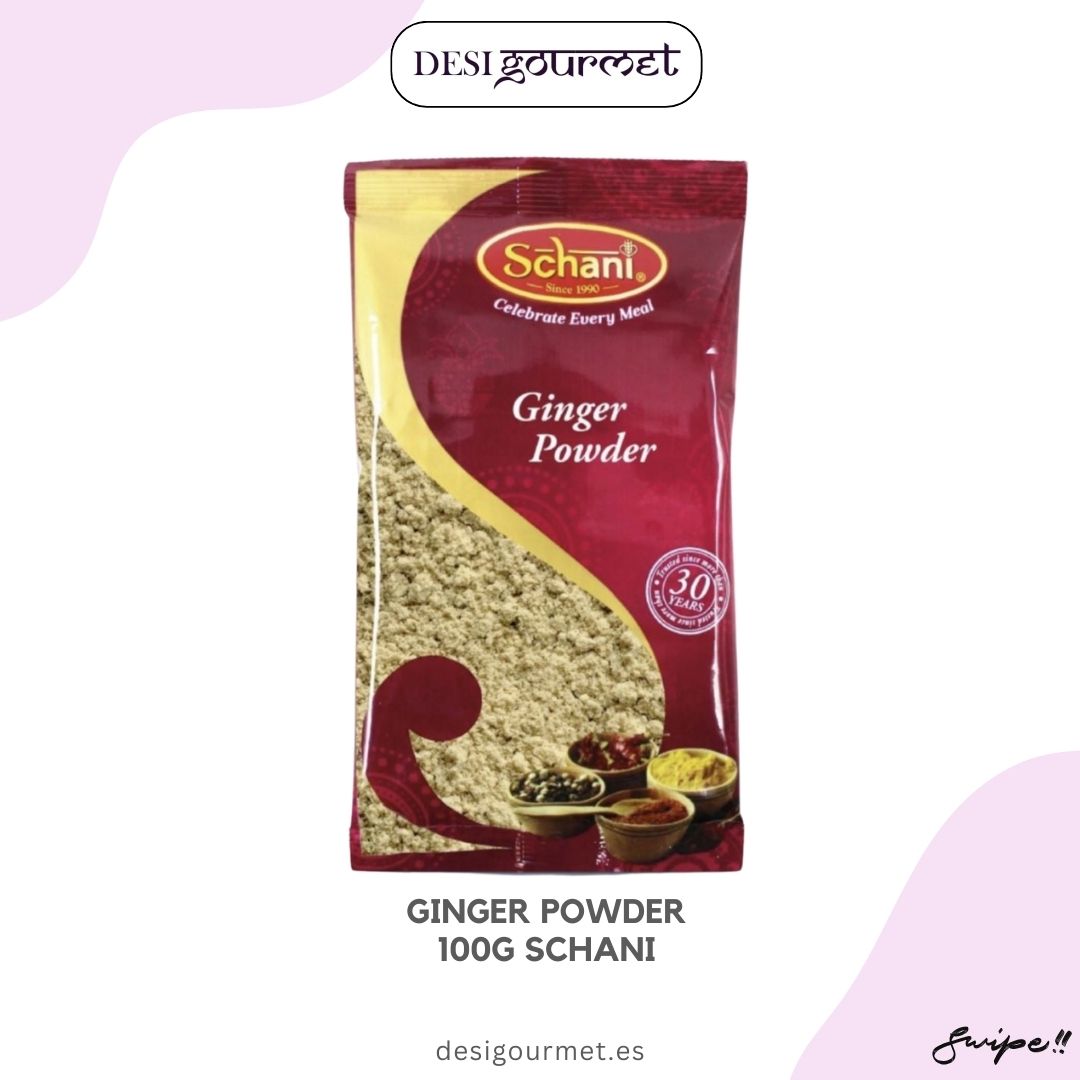 Ginger Powder 100G Schani "Enhance your dishes with Schani Ginger Powder. Perfect for soups, curries, and marinades. Add a warm, zesty flavor to your culinary creations."