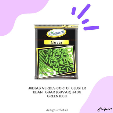 English: Guar 340g - Nutritious Cluster Beans for Indian Recipes  Spanish: Guar 340g - Judía de Racimo Nutritiva para Recetas Indias