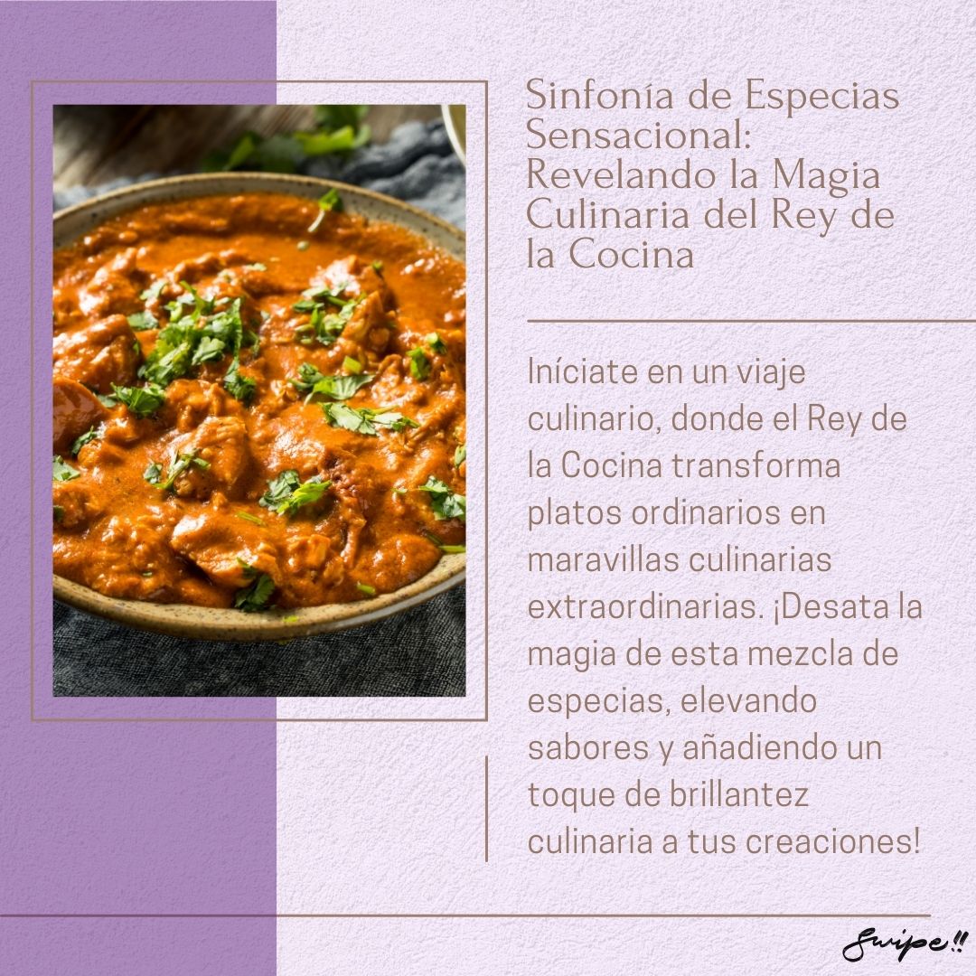 Meta Description: "Perfect for vegetable stews, aromatic sauces, and real flavors in your kitchen. Enhance every dish with the versatile Kitchen King spice blend."
