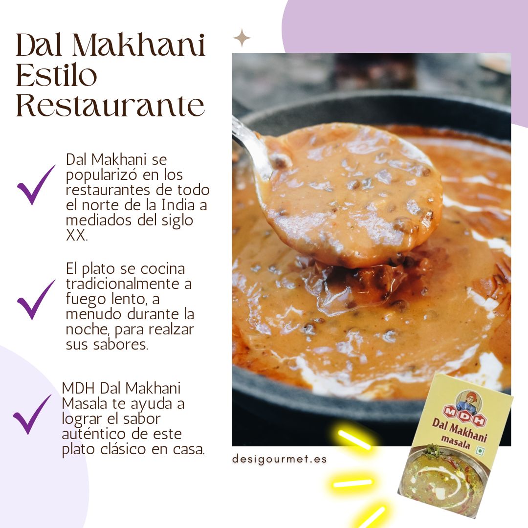 MDH Dal Makhani Masala captures the essence of slow-cooked Dal Makhani, popular in North India.