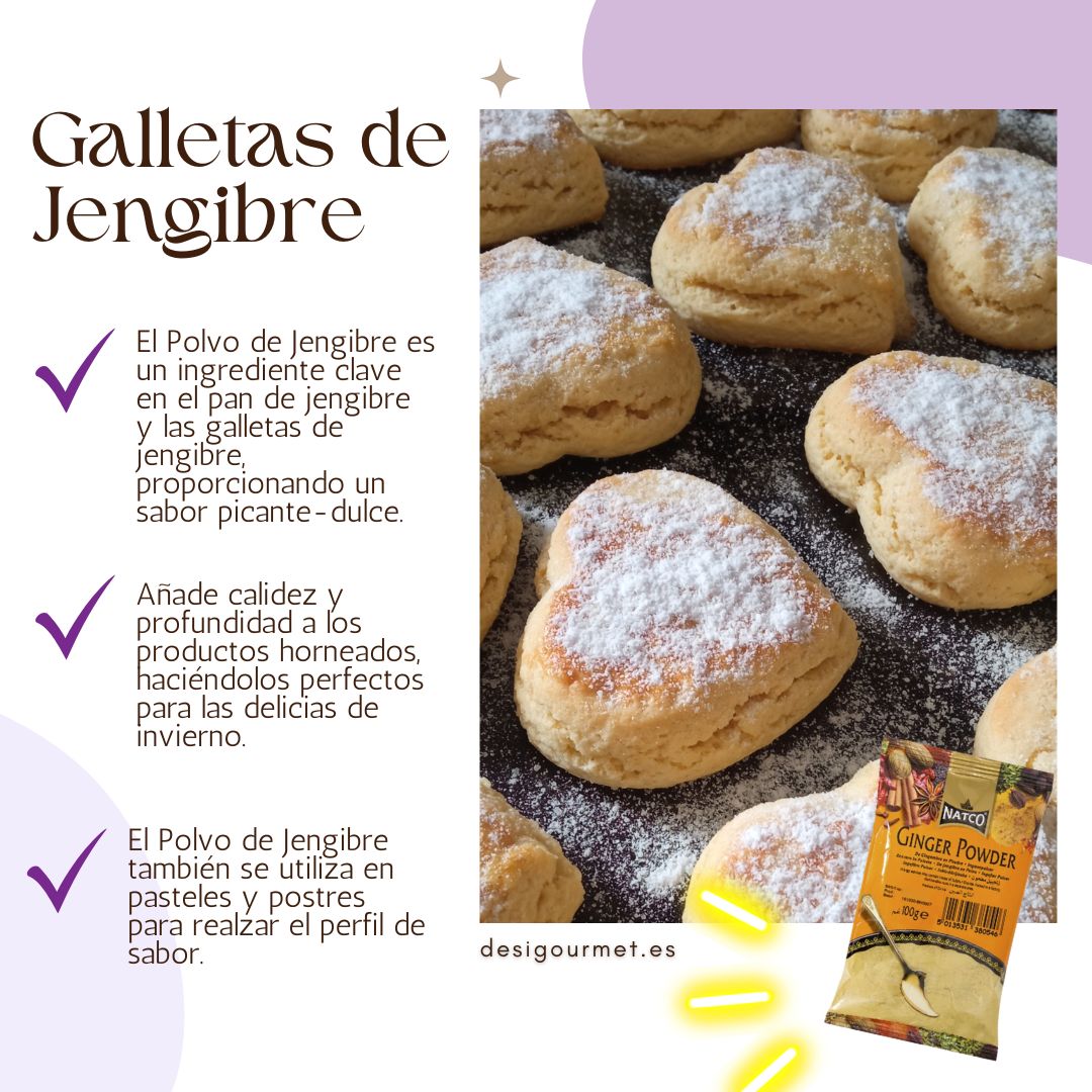 Ginger Powder in cookies adds spicy-sweet flavor, warmth to baked goods, perfect for winter.