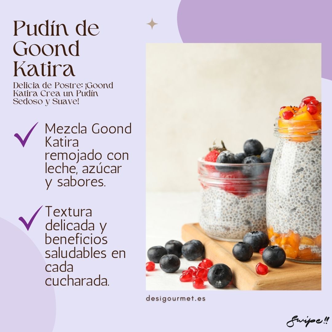 Enjoy Goond Katira Pudding! Soak Goond Katira, mix with milk, sugar, and flavors. A delicate, healthy dessert in every spoonful.