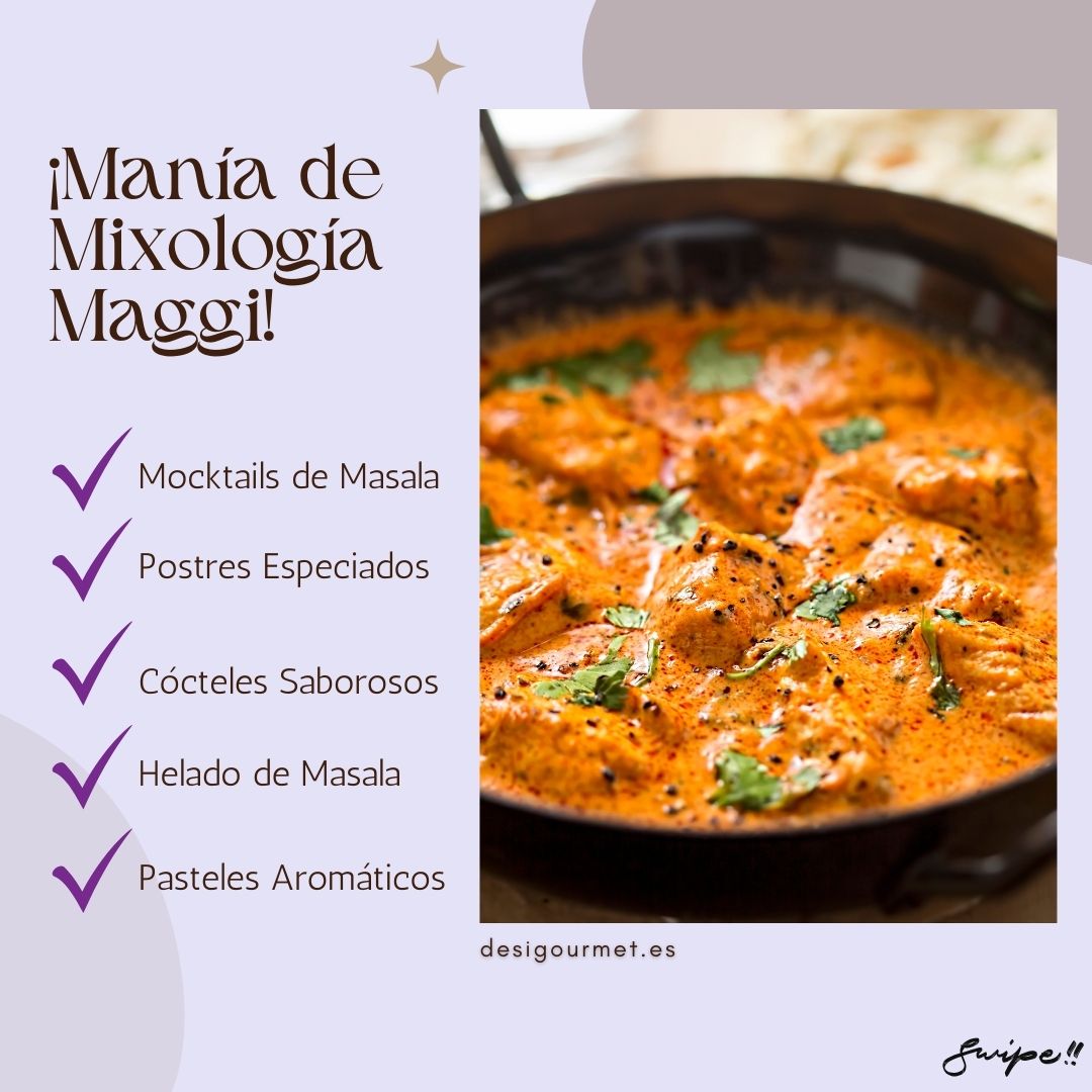5. Plato de Curry de Pollo "Indulge in Chicken Curry made with Natco's Black Pepper Powder. Enjoy a rich, aromatic sauce with tomatoes, yogurt, and a blend of flavorful spices."