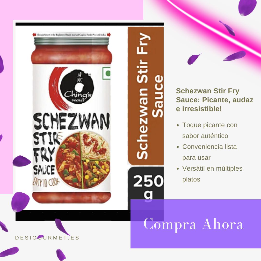 Ching's Schezwan Stir Fry Sauce 250g: Spicy, bold, and versatile sauce for quick meals with an authentic flavor kick. Shop now at DesiGourmet.es.