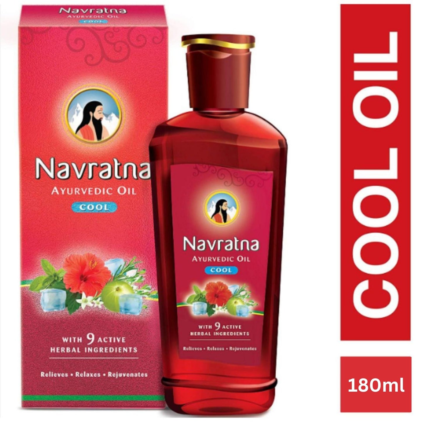 Aceite ayurvédico de Navratna | Navratna Ayurvedic Oil 200ml Emami
