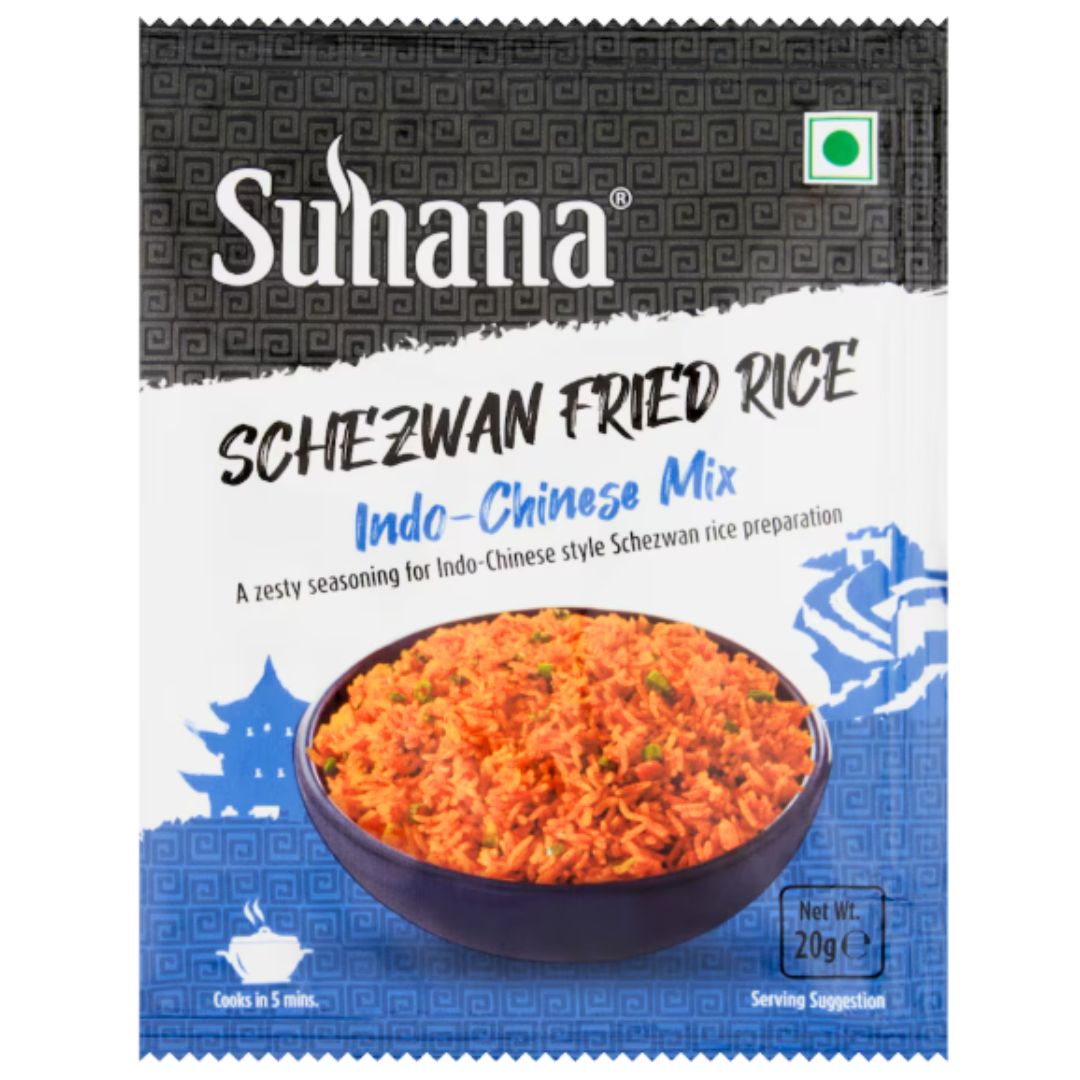 Preparado para arroz frito Schezwan | Schezwan Fried Rice Mix 20g Suhana
