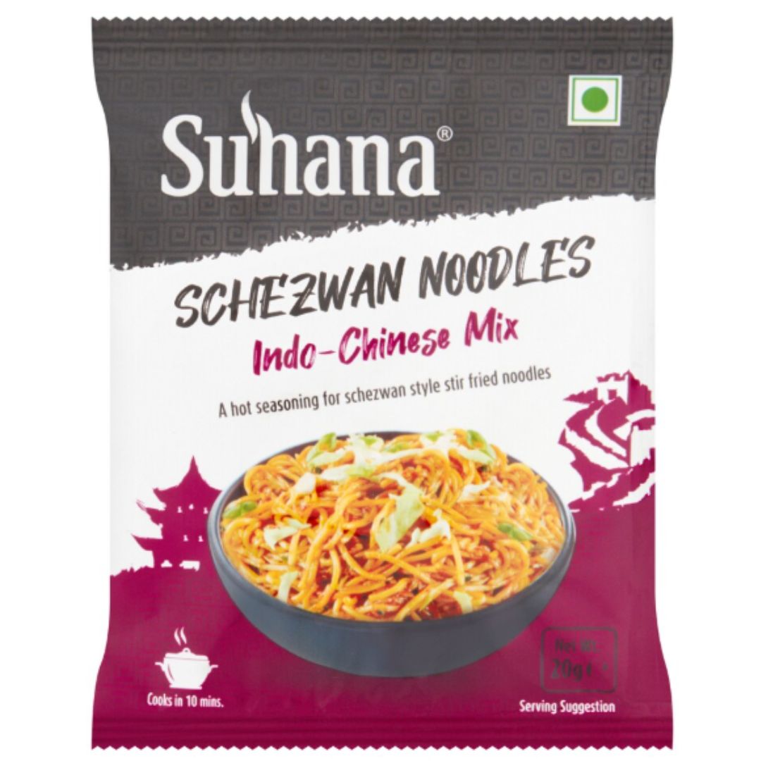 Preparado para mezcla de fideos Schezwan | Schezwan Noodles Mix 20g Suhana