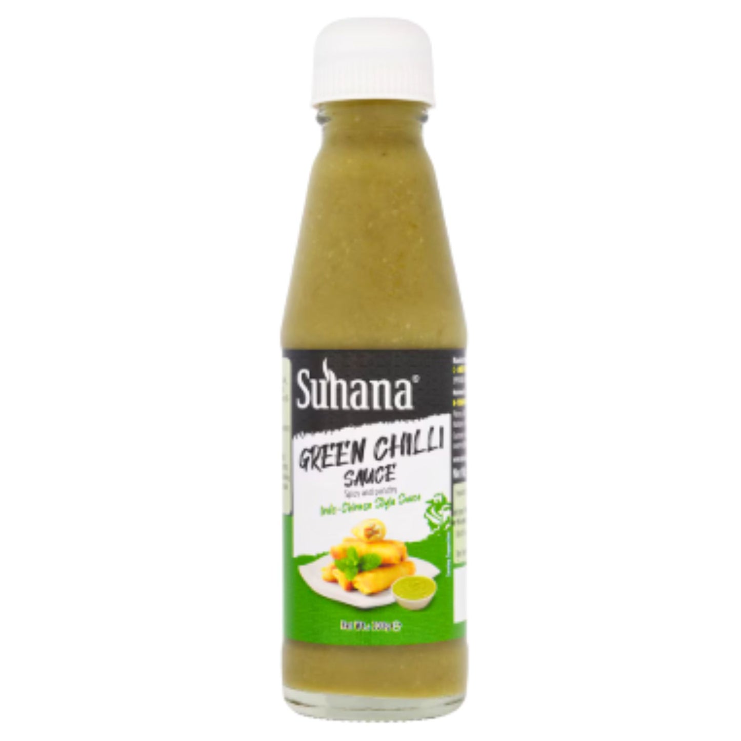 Salsa de Chile Verde Picante | Green Chilli Sauce 200g Suhana