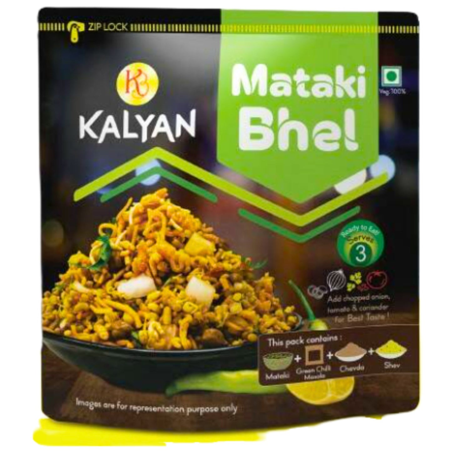Aperitivos Matki Bhel | Spicy Sprouted Matki Snack | Matki Bhel 350g Kalyan
