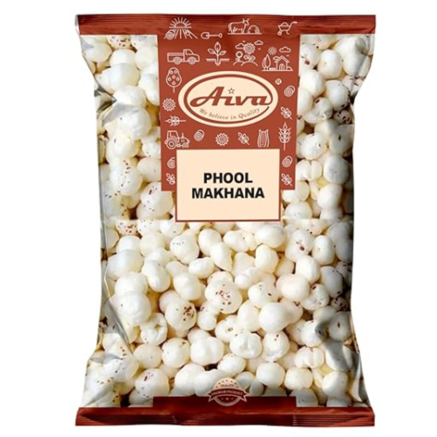 Semillas de Loto infladas | Popped Lotus Seeds | Phool Makhana 100g Aiva