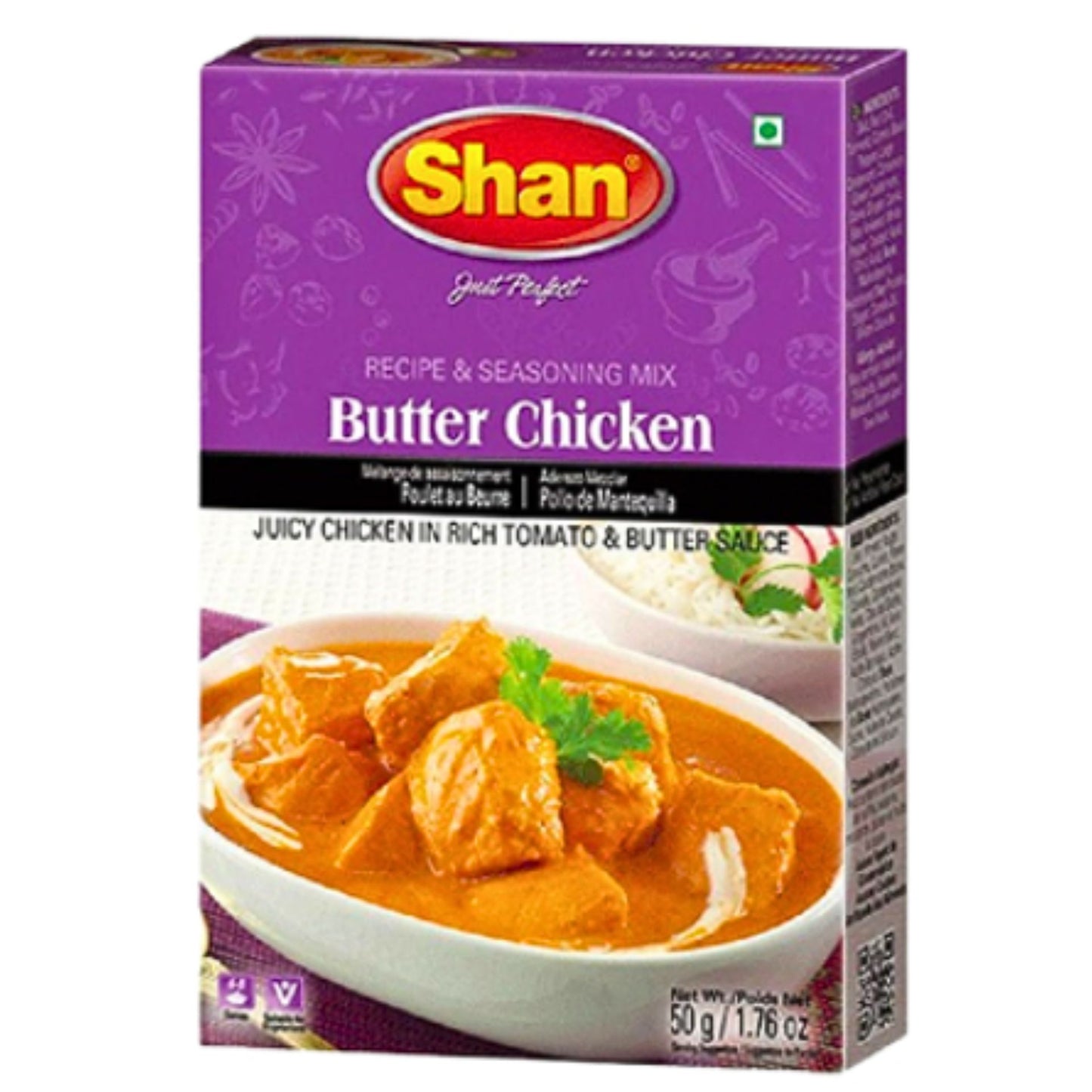 Especias para Pollo a la mantequilla | Butter Chicken Masala 50g Shan