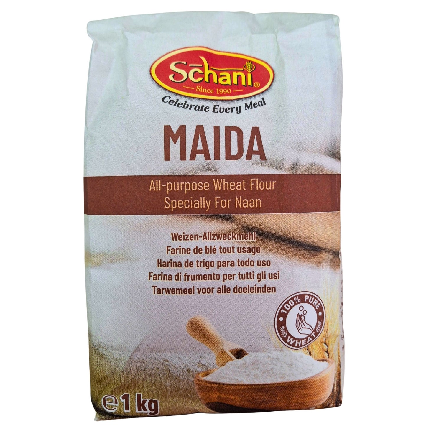 Harina para Naan | Plain flour | Maida 1kg Schani