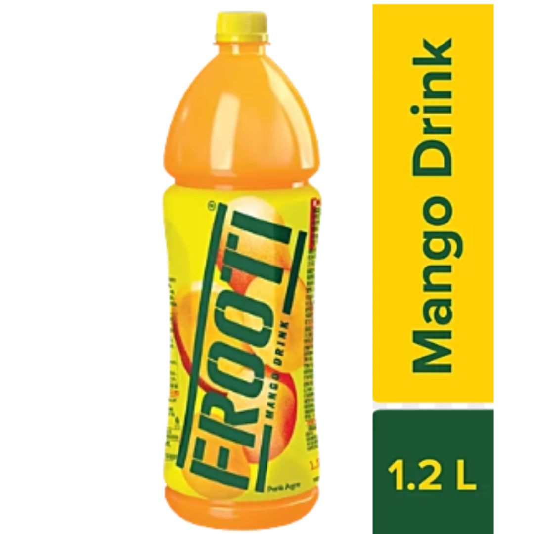 Bebida de Refresco de Mango | Frooti (Mango drink) 1.2Ltr.