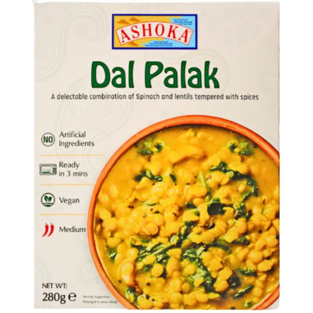 Lentejas con espinaca Listo Para Comer | Dal Palak 280g Ashoka