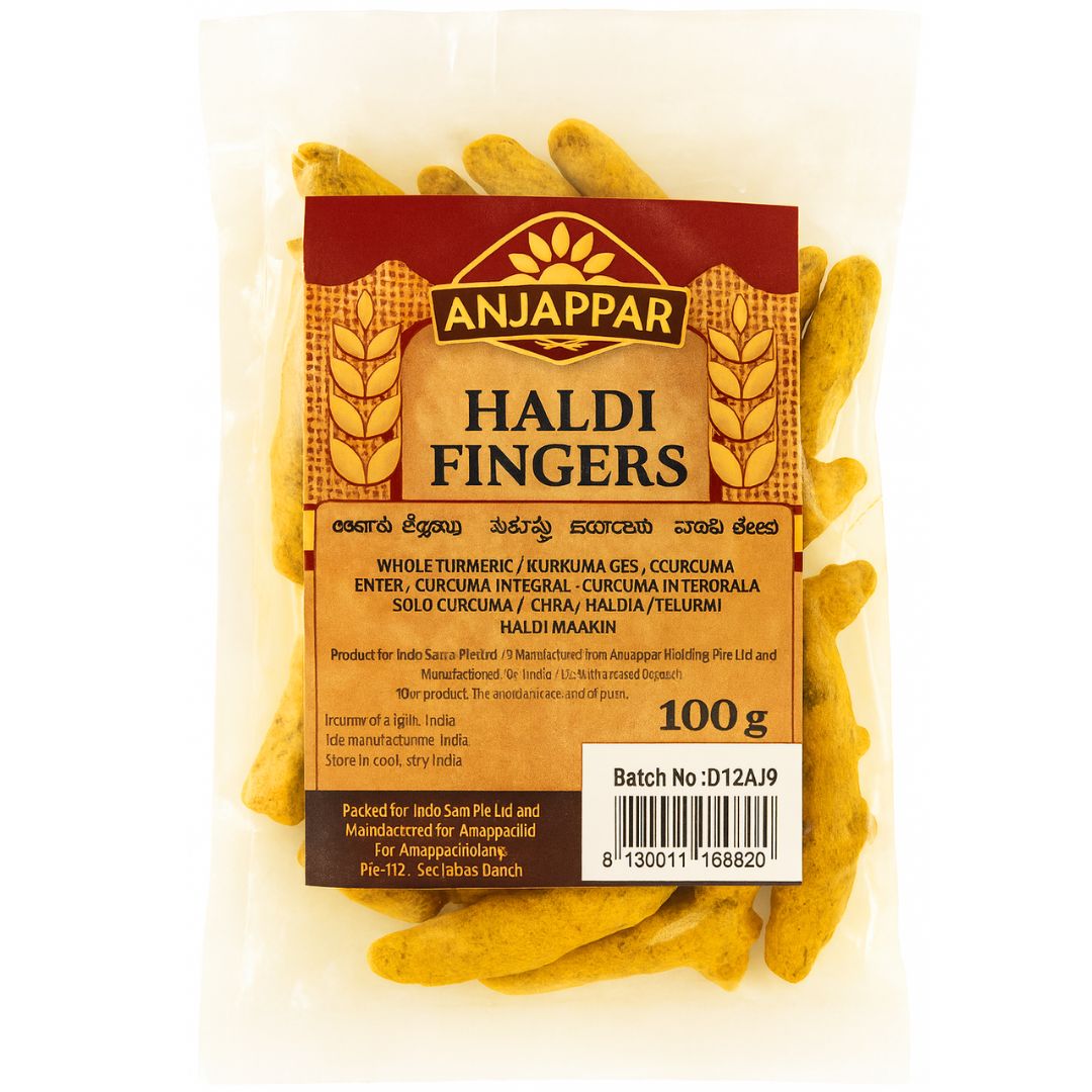 Curcuma (Raiz) | Turmeric Whole 100g Anjappar