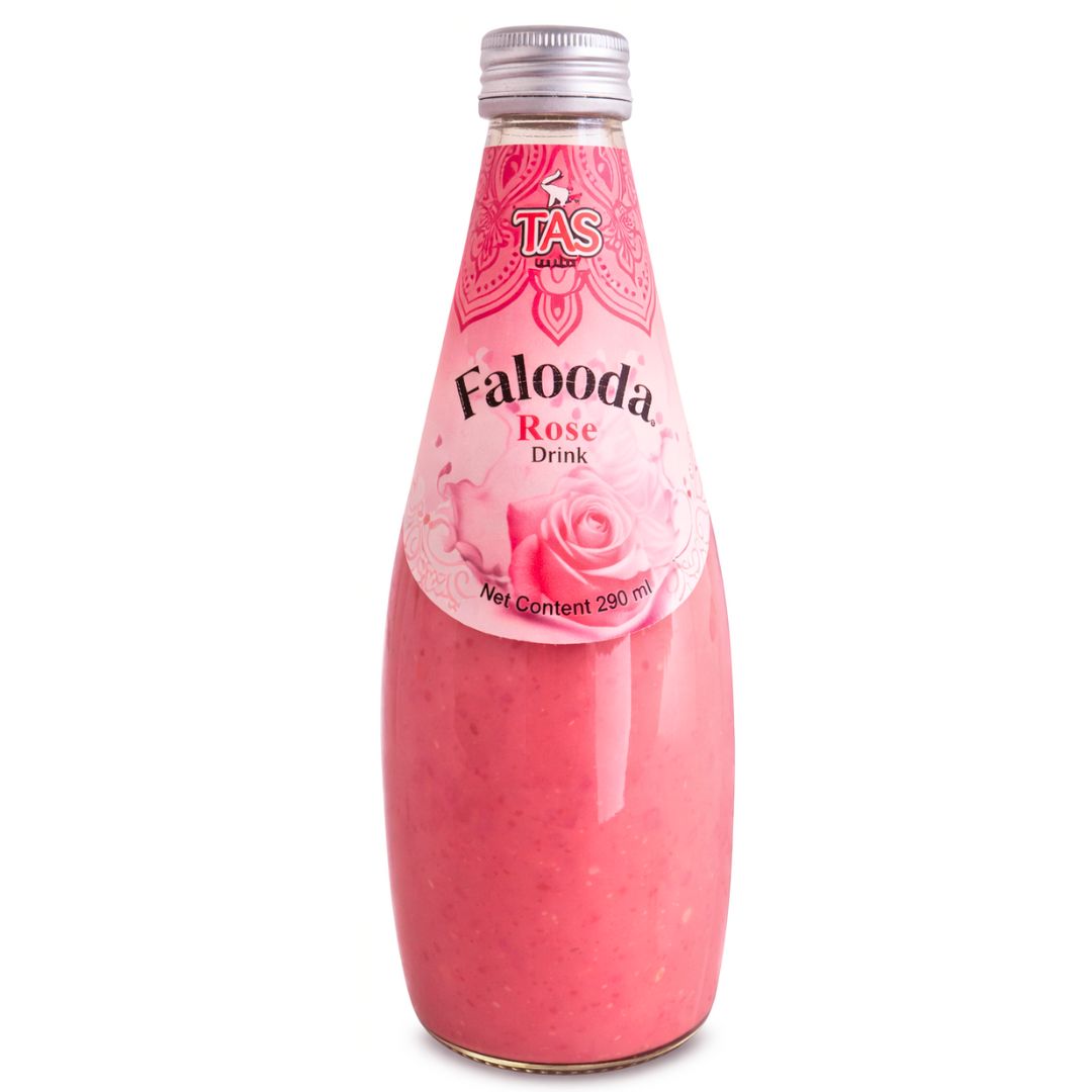 Bebida Falooda con sabor a Rosa | Rose Falooda Drink 290ml Tas