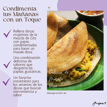 Cargar imagen en el visor de la galería, Masala Dosa filled with spicy potatoes, a feast from Gits mix.