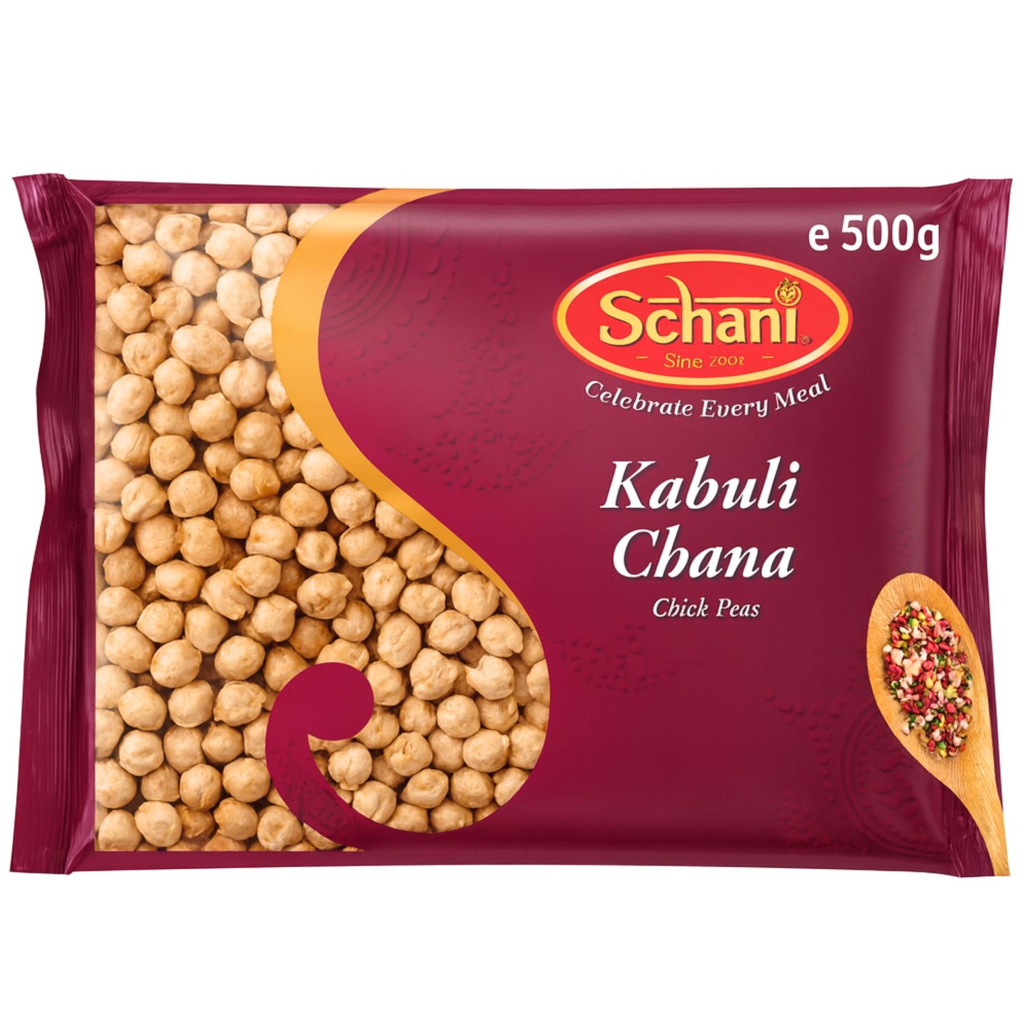 Garbanzos Blanco | White Chick Peas (Kabuli Chana 8mm) 500g Schani