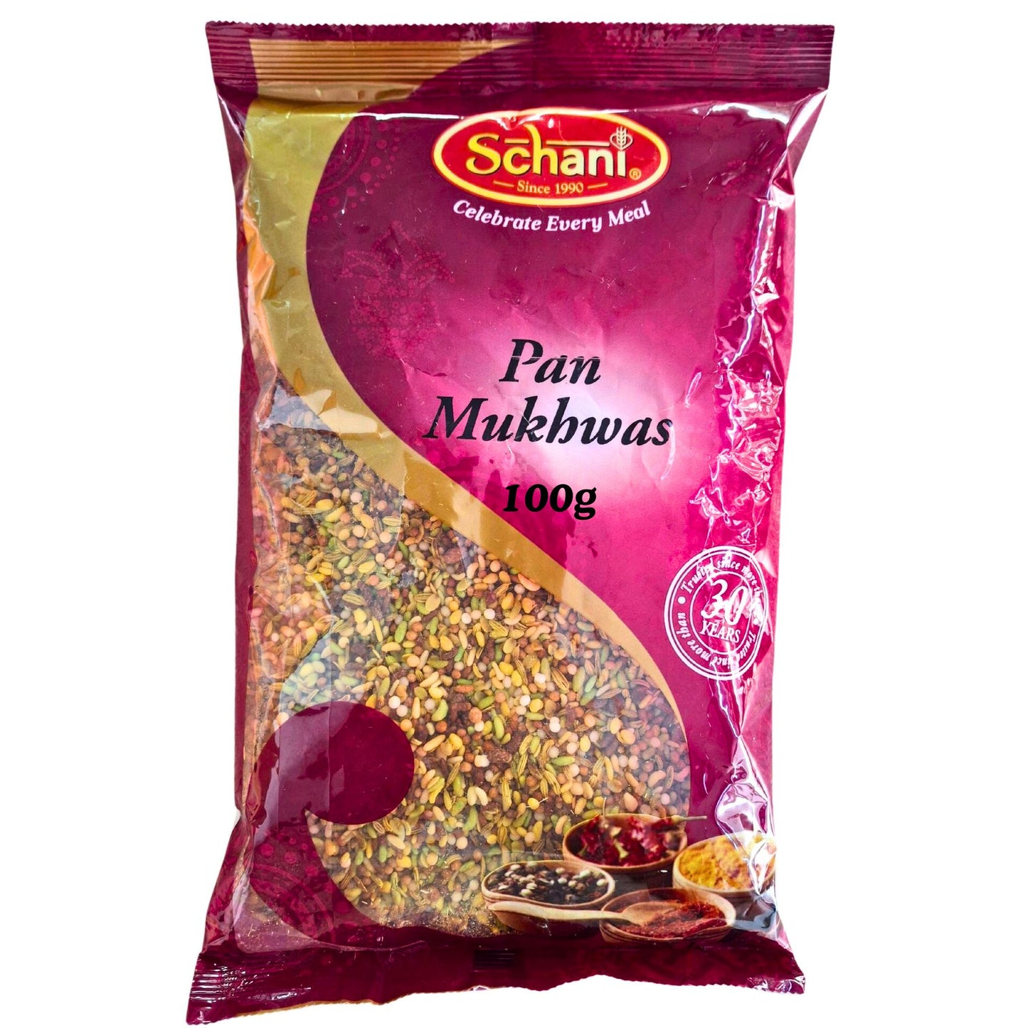 Refreshing Digestive Chew | Mouth Freshener | Pan Mukhwas 100g Schani