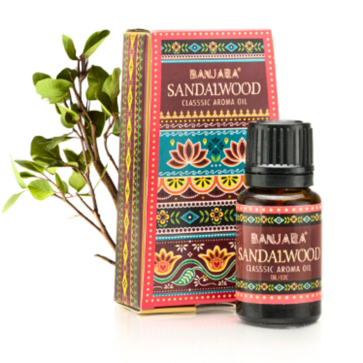 Aceite aromático sandalo | Sandalwood Fragrant (Aroma) Oil 10ml Banjara