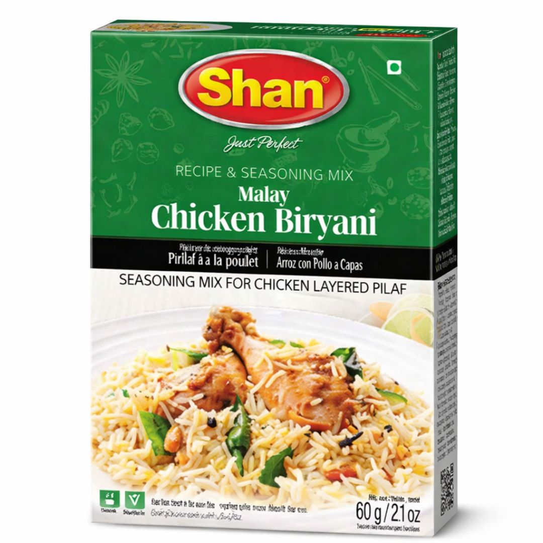 Especias para Arroz | Malay Chicken Biryani Masala 60g Shan