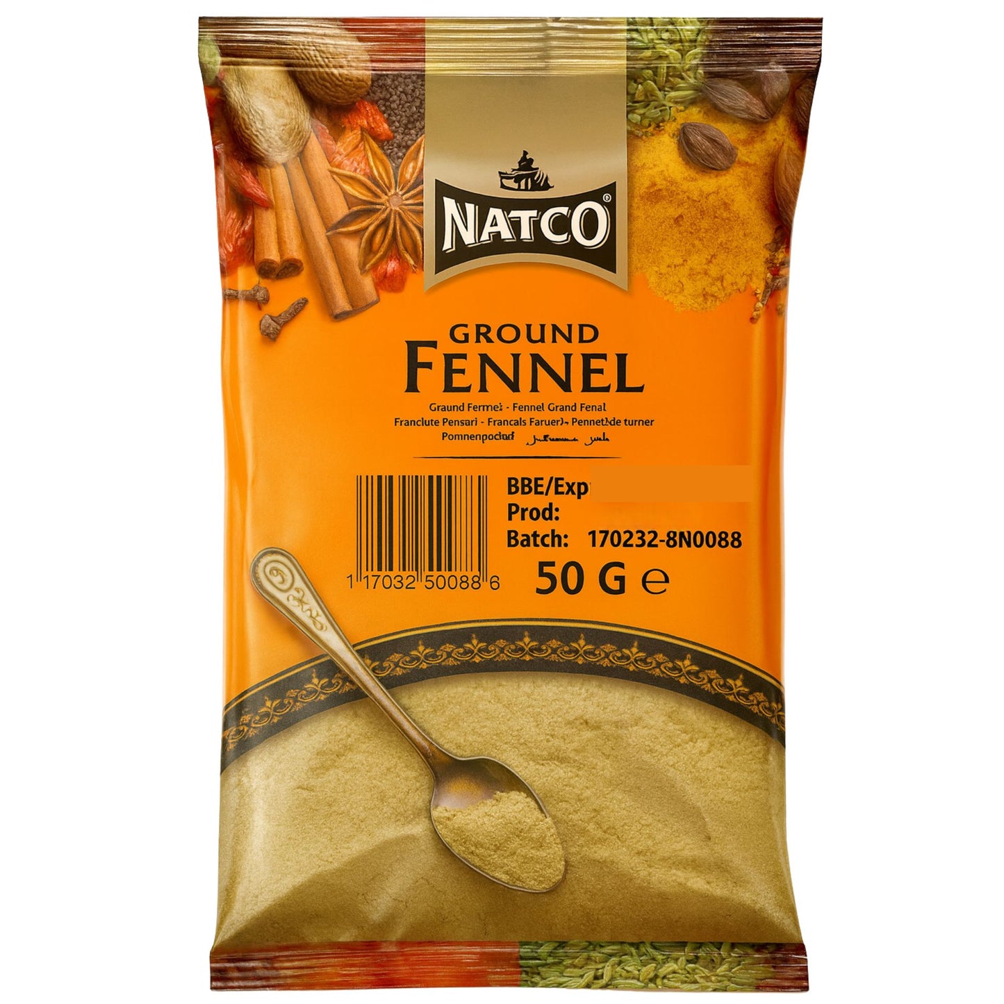 Hinojo en Polvo | Fennel Powder 50g Natco