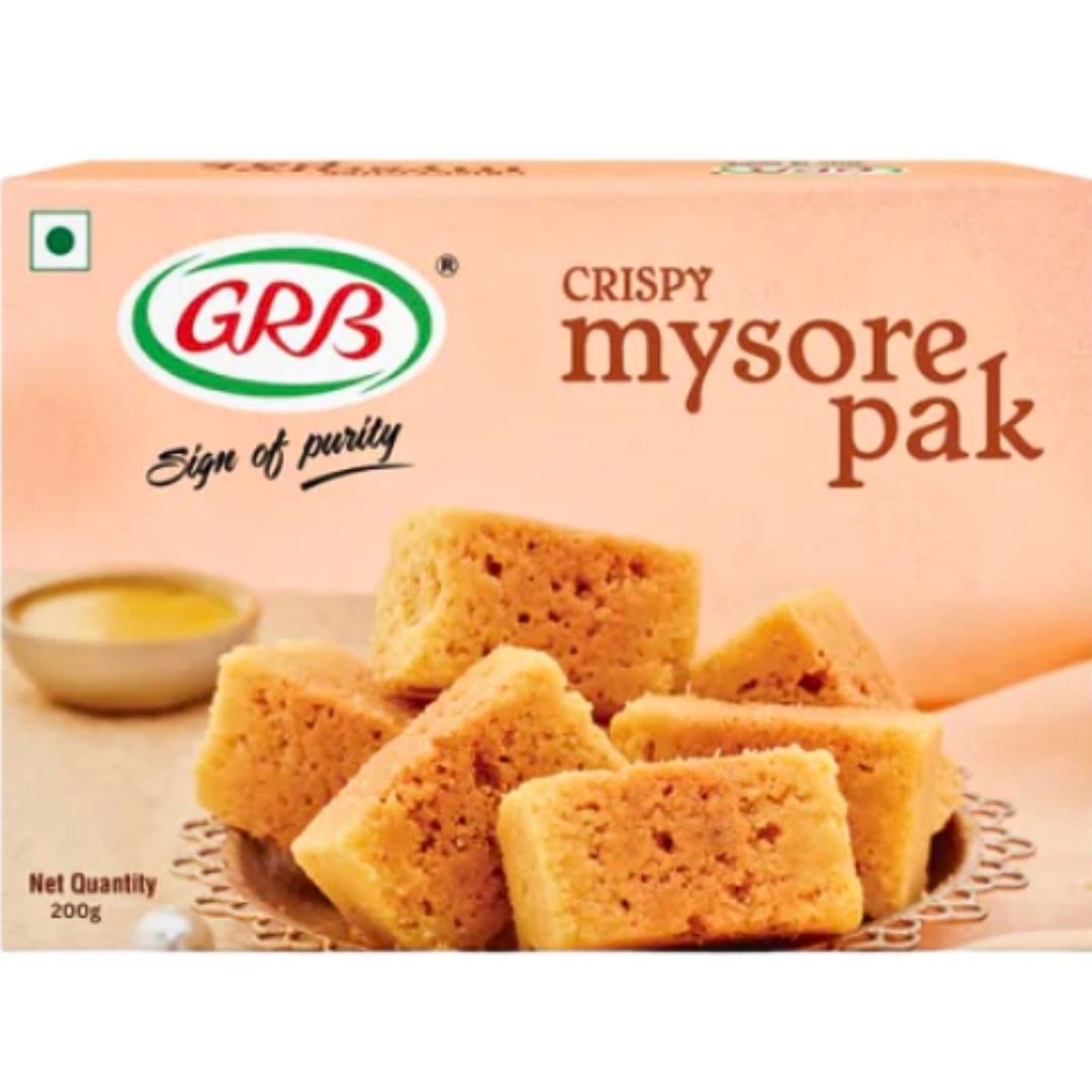 पारंपरिक मिठाई "मैसूर पाक" | मैसूर पाक 200 ग्राम GRB