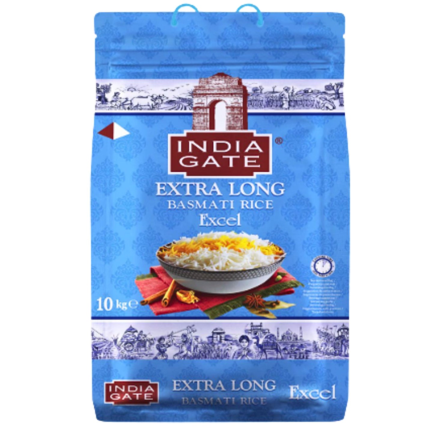 Arroz Basmati "India Gate Ex Long Excel" | Basmati Rice 10kg "India Gate Ex Long Excel"