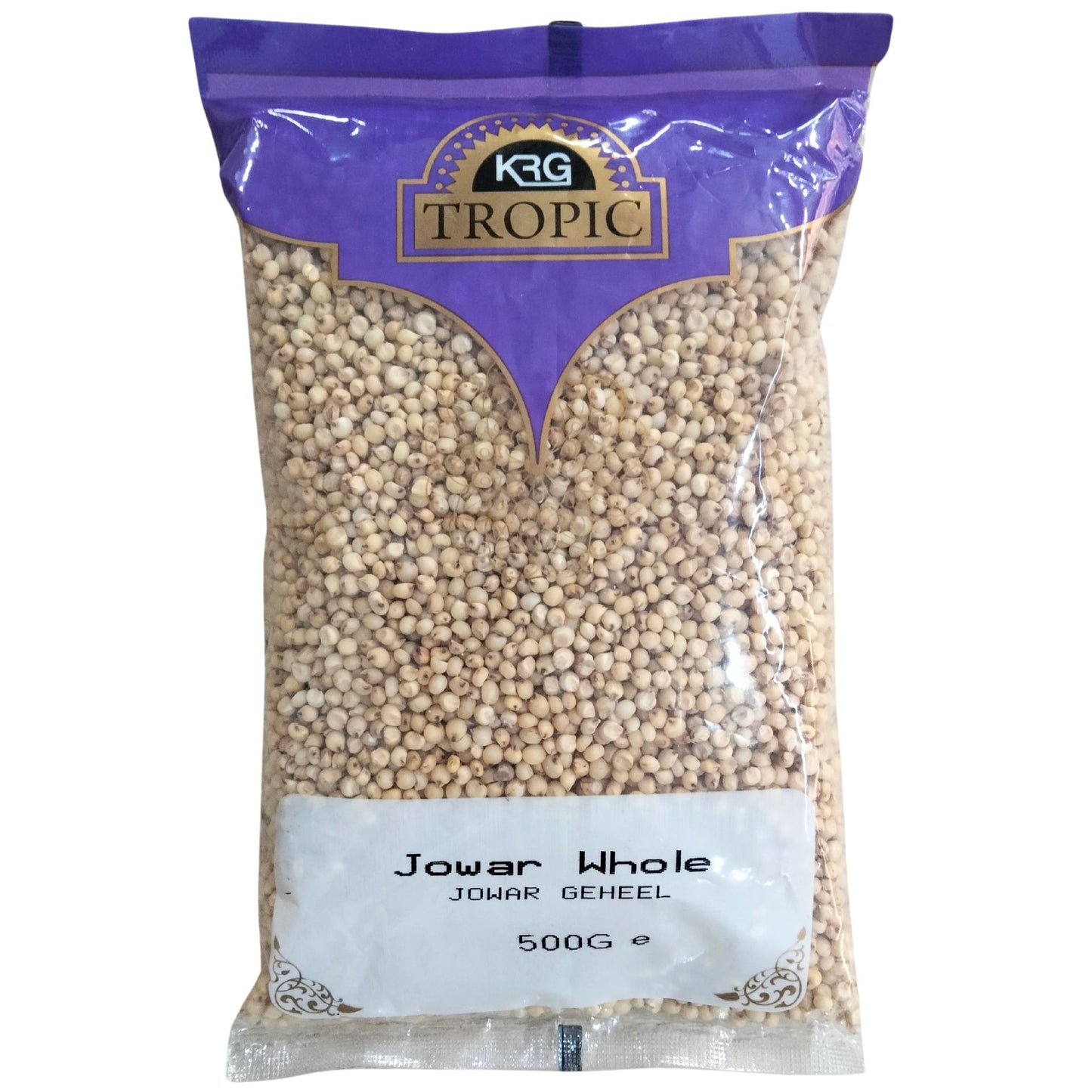 Whole Sorghum (White Pearl Millet) | Sorghum Whole | Juwar Whole 500g KRG