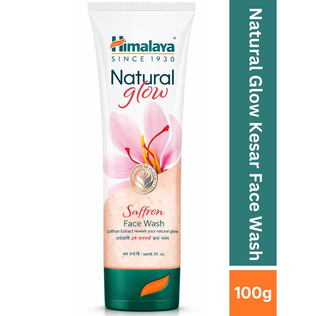 Limpiador iluminador de Azafran para el rostro | Natural Glow Kesar (Saffron) Face Wash 100ml Himalaya