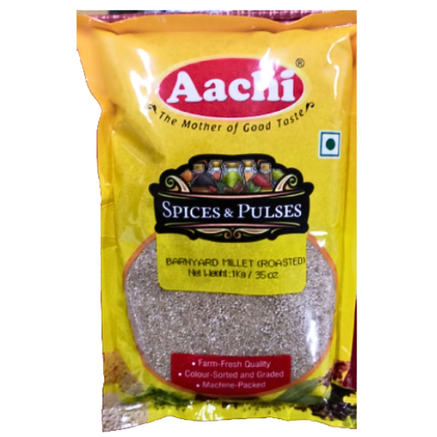 Free-range millet (roasted) | Barnyard Millet (Roasted) 1kg Aachi