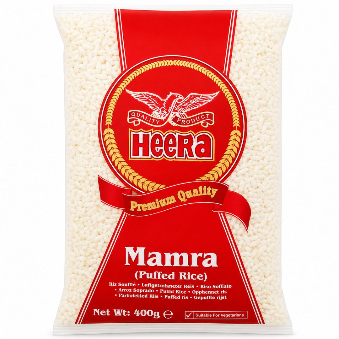Arroz Inflado | Puffed Rice | Mamra Bhel 400g Heera