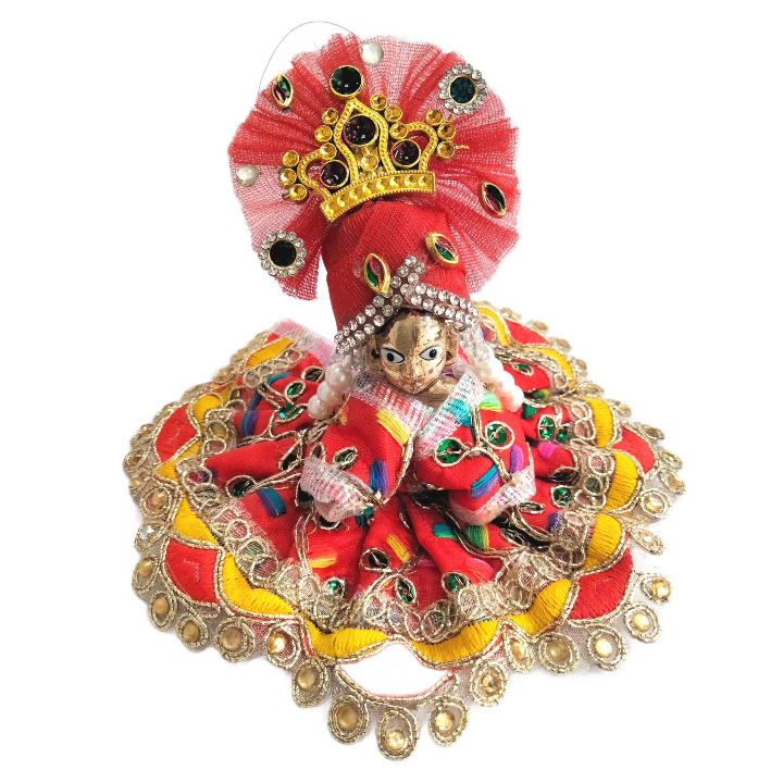 Head decoration | Designer Crown for god | Designer Mukut for pooja (size 0)