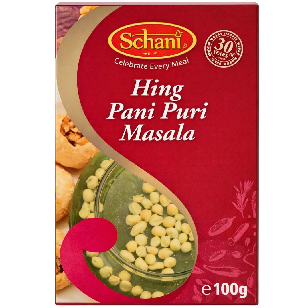 Especias para aperitivos | Hing Pani Puri Masala 100g Schani