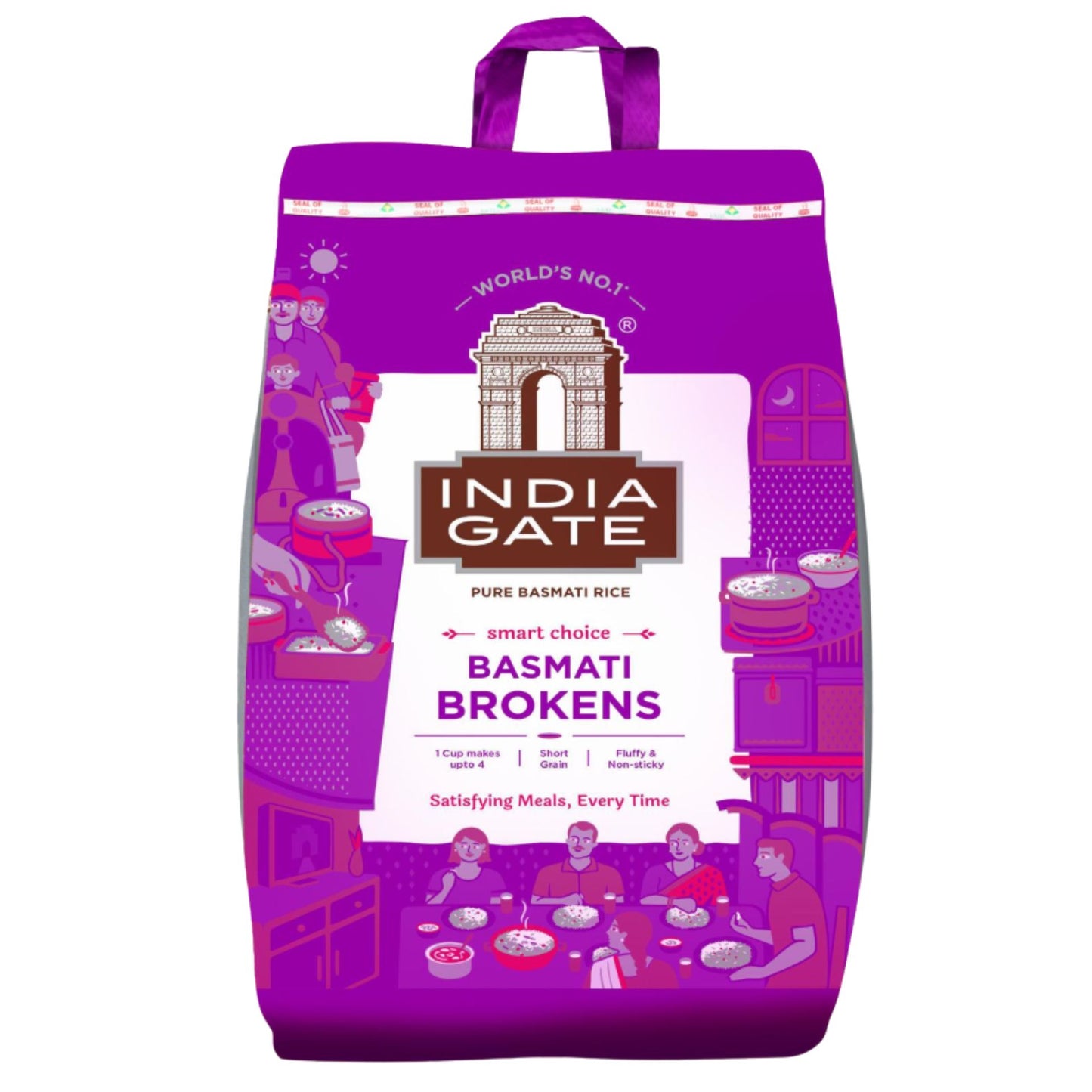 Arroz Basmati Roto | Broken Basmati Rice 4.5kg India Gate