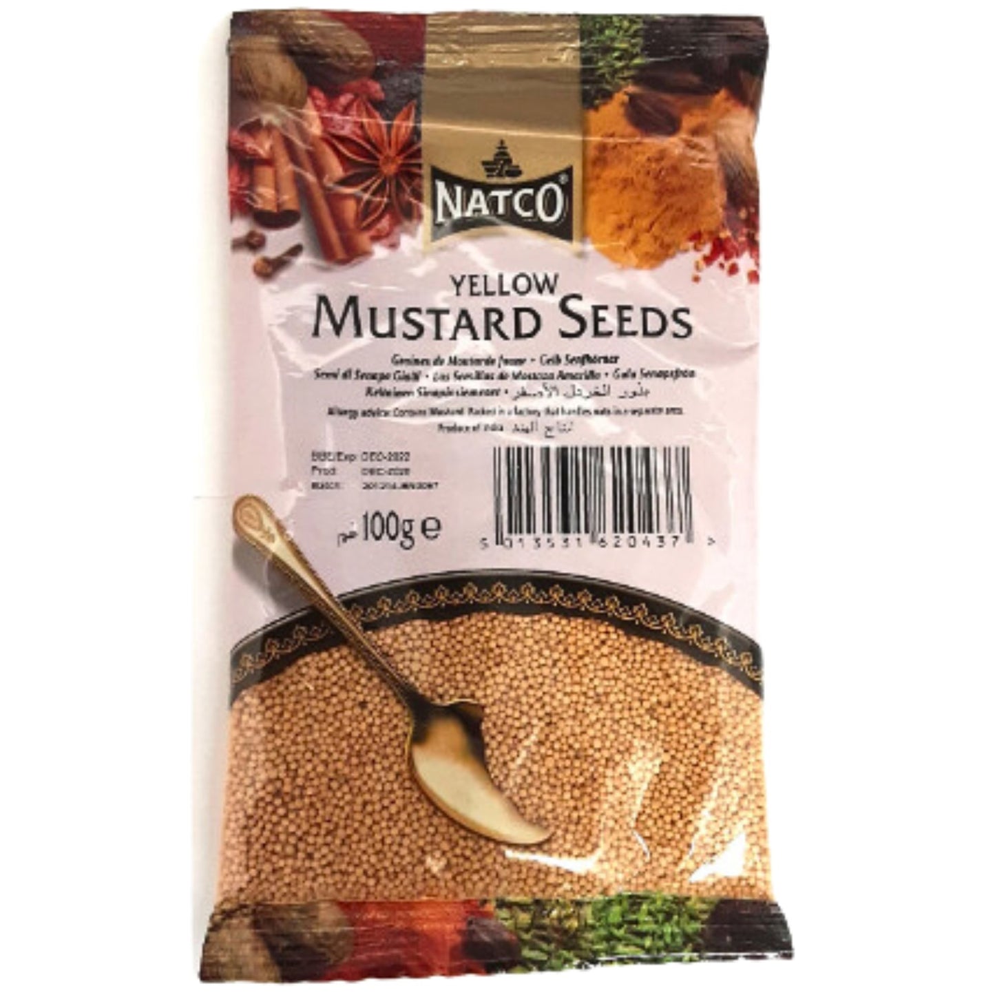 Yellow Mustard Seeds | Natco Yellow Mustard Seeds 100g