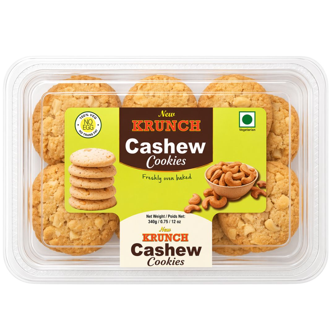 Galletas de Anacardo | Cashew Cookies (Vegetarian) 340g New Krunch