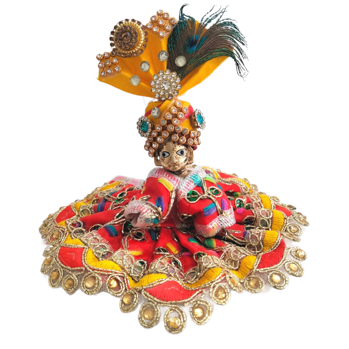 Head decoration | Designer Crown for god | Designer Mukut for pooja (size 0)