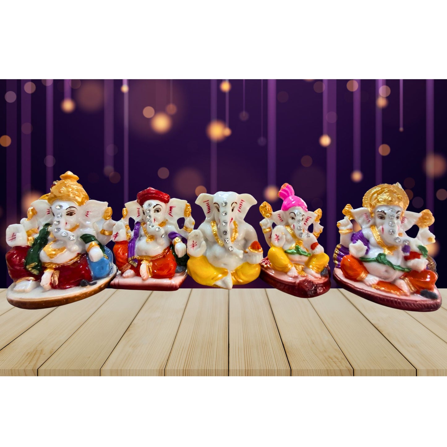 Estatua de Ganesha | Lord Ganesh (Ganapati) Idol Statue for Pooja (M)