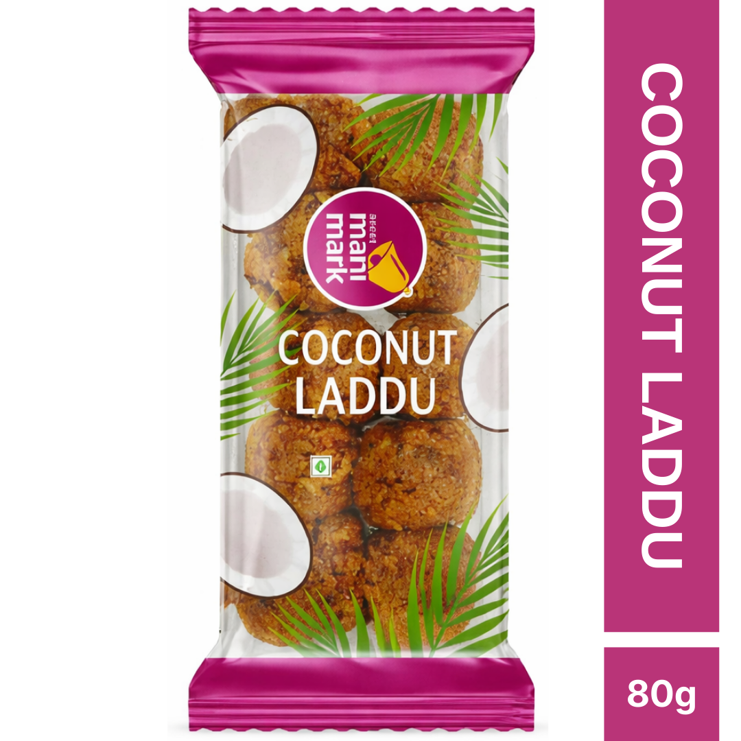 Dulce Laddu de coco | Coconut Laddu 80g Manimark