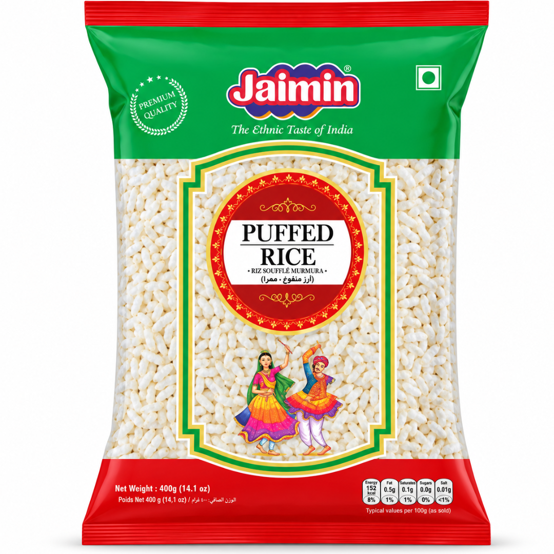 Arroz Inflado | Kolhapuri Puffed Rice (Mamra Bhel) 400g Jaimin