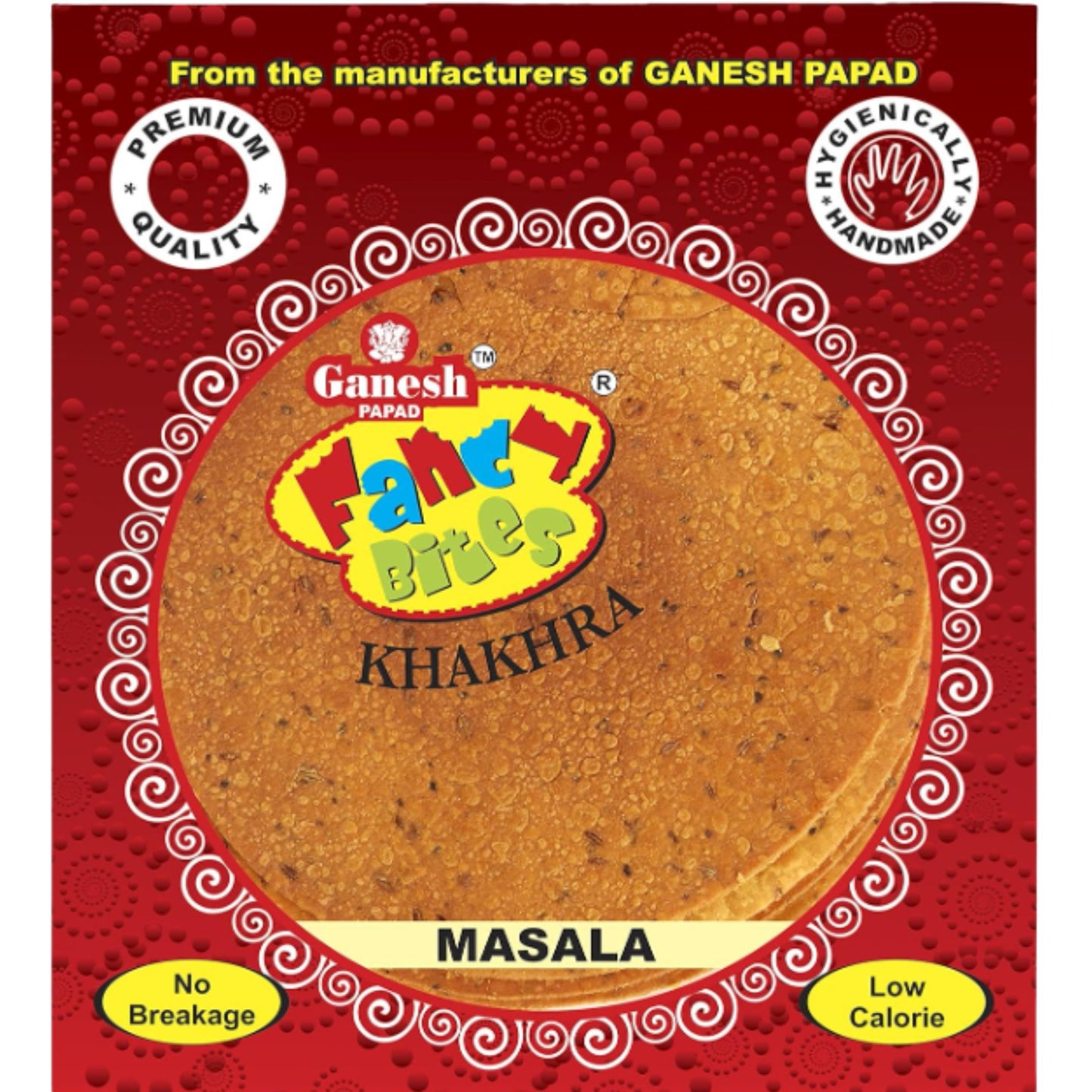 Aperitivos Khakhra de especias | Khakhra Masala 200g Ganesh