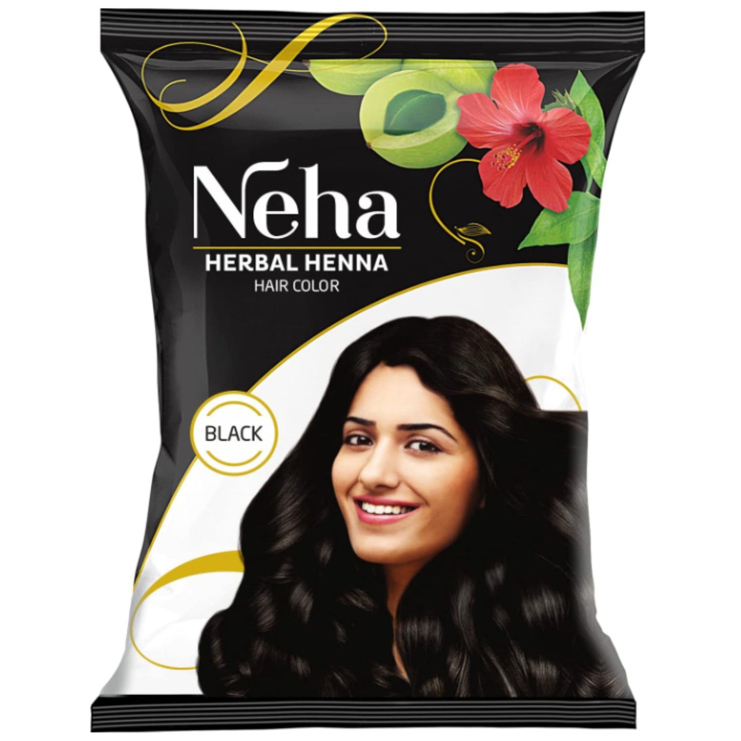 Henna Herbal color en negro tradicional | Henna Black Herbal (Kali Mehandi) 10g Neha