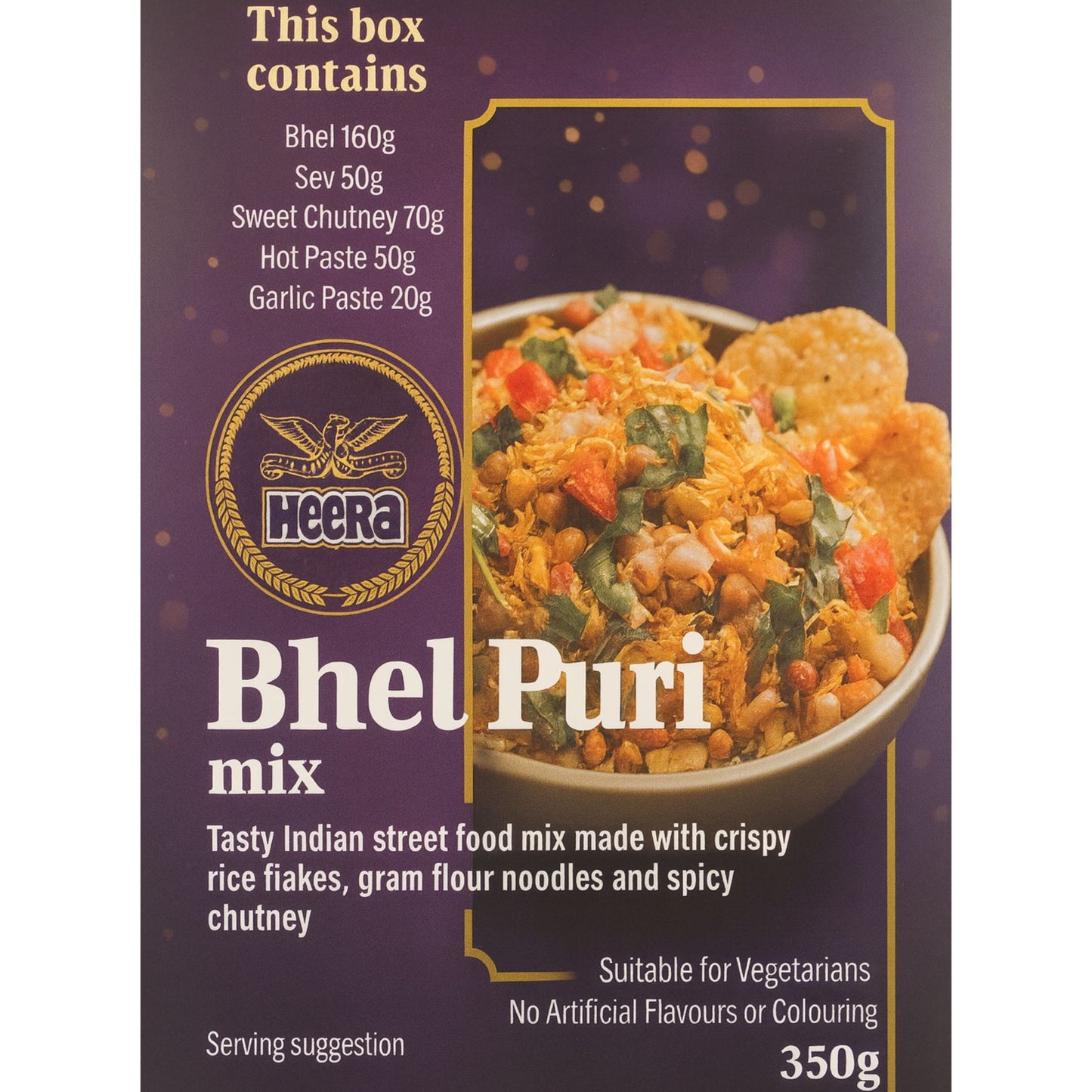 Aperitivos Bhel Puri Mix | Bhel Puri Mix 350g Heera