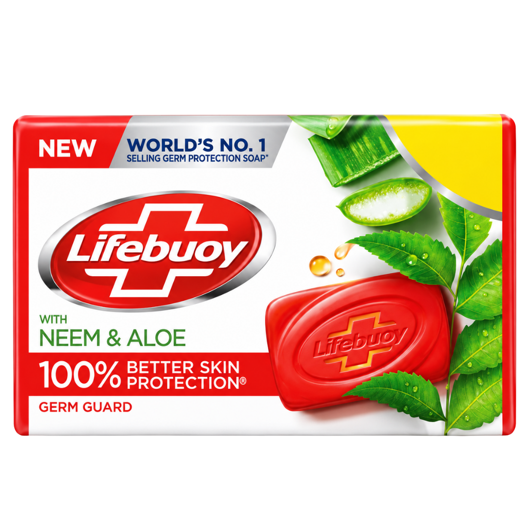 Jabon Lifebuoy | Lifebuoy Neem & Aloe Vera Soap 125g