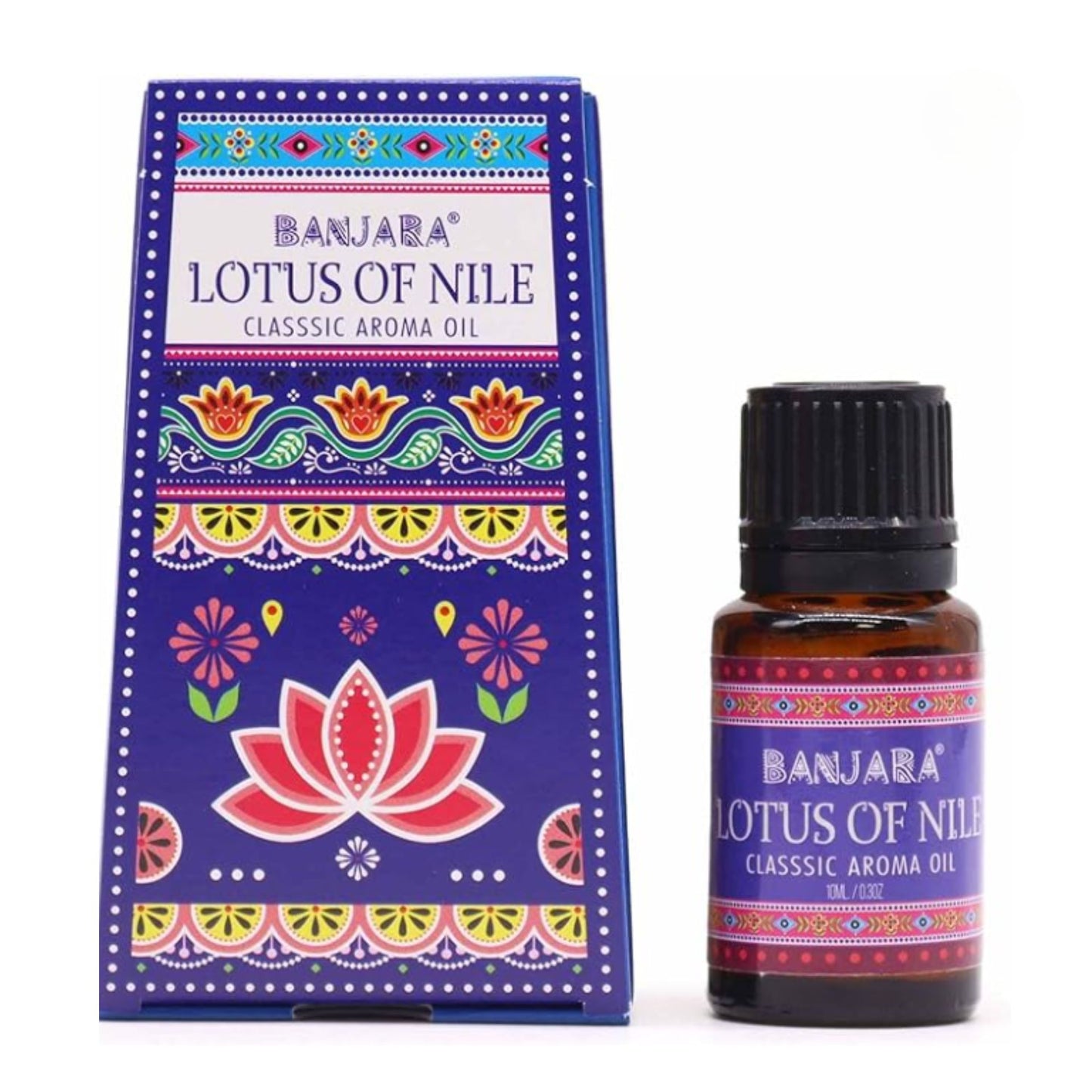 Aceite aromático Loto del Nilo | Lotus of Nile Fragrant (Aroma) Oil 10ml Banjara