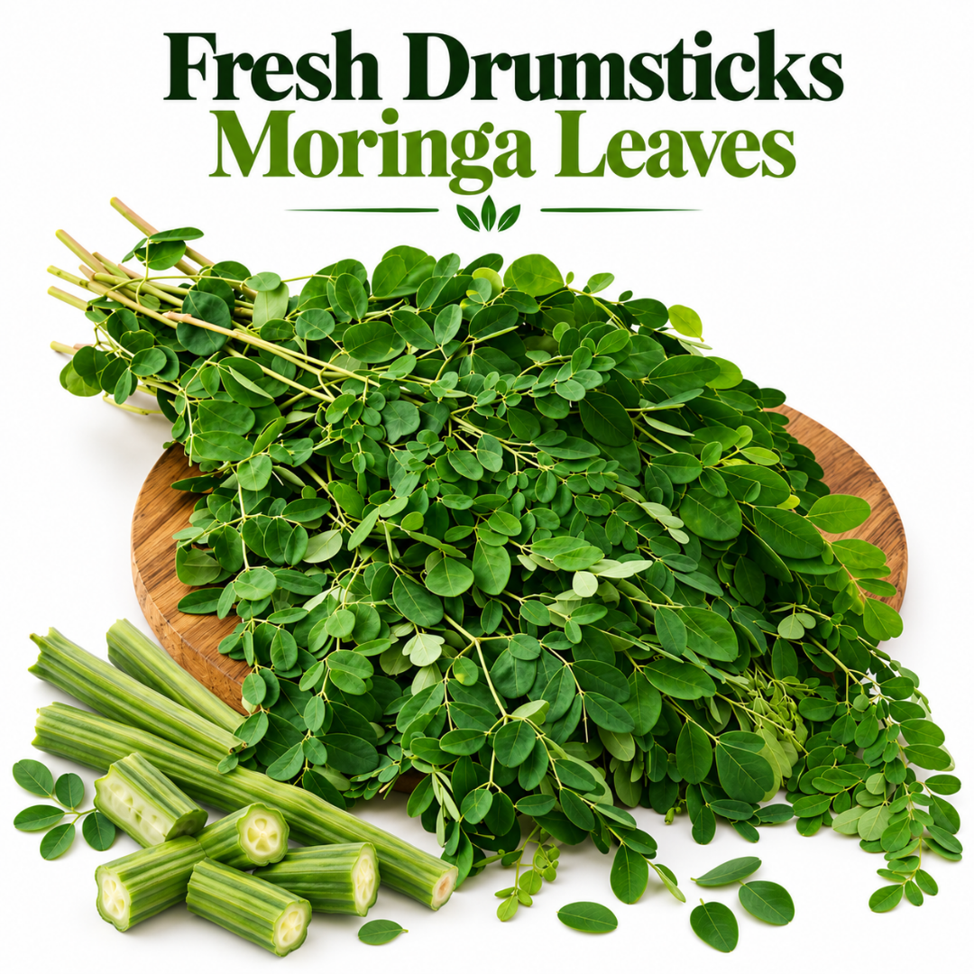 Hojas frescas de Moringa (Saragawa) | Fresh Drumstick Leaves (Saragawa) 50g